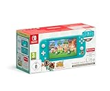 Nintendo Switch Lite - Türkis-Blau + Animal crossing + 12 months NSO