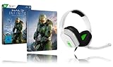 Halo Infinite - Steelbook Edition – Xbox Series X and Xbox One + ASTRO Gaming A10 Gaming-Headset mit Kabel, Xbox Series X|S, Xbox One, PS5, PS4, Nintendo Switch, PC, Mac, Smartphone - Weiß/Grün