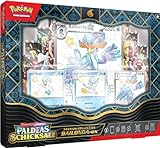 Pokémon-Sammelkartenspiel: Karmesin & Purpur – Paldeas Schicksale: Premium-Kollektion Bailonda-ex (3 geprägte holografische Promokarten, 1 überdimensionale Promokarte & 8 Boosterpacks)
