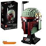 LEGO 75277 Star Wars Boba Fett Helm, Schaustück, Bauset zum Sammeln für Erwachsene, Geschenksidee für erfahrene Baumeister