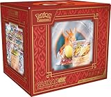 Pokémon-Sammelkartenspiel: Super-Premium-Kollektion Glurak-ex (3 holografische Promokarten, 1 Kartendisplay-Figur & 10 Boosterpacks)