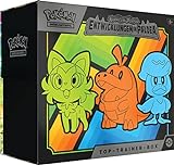 Pokémon-Sammelkartenspiel: Top-Trainer-Box Karmesin & Purpur – Entwicklungen in Paldea (9 Boosterpacks & Premium-Zubehör)
