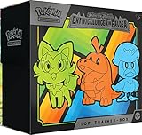 Pokémon-Sammelkartenspiel: Top-Trainer-Box Karmesin & Purpur – Entwicklungen in Paldea (9 Boosterpacks & Premium-Zubehör)