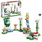 LEGO 71409 Super Mario Maxi-Spikes Wolken-Challenge – Erweiterungsset, Spielzeug Set mit 3 Gegner Figuren inkl. Bumerang-Bruder und Piranha-Pflanze