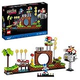 LEGO Ideas Sonic The Hedgehog – Green Hill Zone Set mit Dr. Eggmann, Egg-Mobil und weiteren Figuren, Geschenkidee für Erwachsene, exklusiv bei Amazon 21331