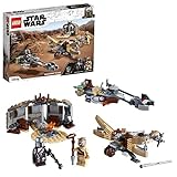 LEGO 75299 Star Wars: The Mandalorian Ärger auf Tatooine Bauset mit Baby Yoda das Kind Figur, Staffel 2, Spielset