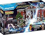 PLAYMOBIL Adventskalender 2021-70574 Back to The Future mit Sammelfiguren und Zubehörteilen der Science-Fiction-Triologie hinter jedem Türchen, 97-teilig, Ab 5 Jahren