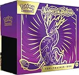 Pokémon-Sammelkartenspiel: Top-Trainer-Box Karmesin & Purpur (Miraidon) (9 Boosterpacks & Premium-Zubehör)