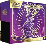 Pokémon-Sammelkartenspiel: Top-Trainer-Box Karmesin & Purpur (Miraidon) (9 Boosterpacks & Premium-Zubehör)