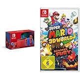 Nintendo Switch Mario Red & Blue Edition + Super Mario 3D World - Bowser's Fury [Nintendo Switch]