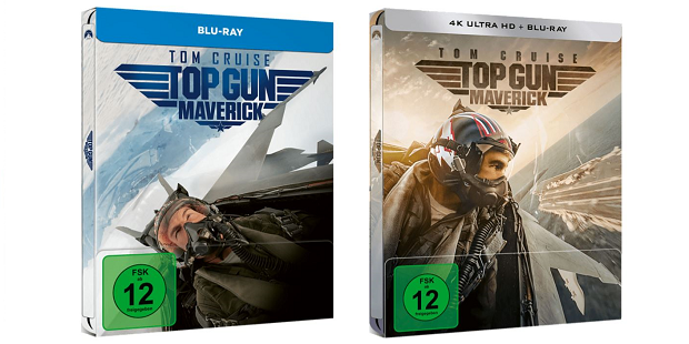 Top Gun Maverick Im 4k Uhd Und Blu Ray Steelbook Bei Amazonde